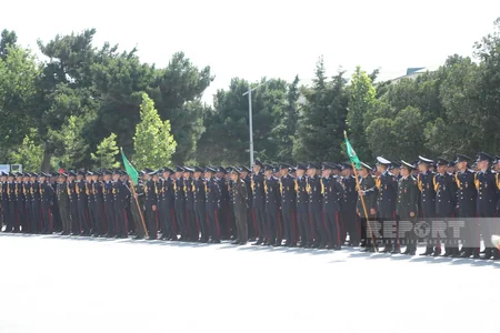 Cəmşid Naxçıvanski adına Hərbi Liseydə kursantların növbəti buraxılış mərasimi olub