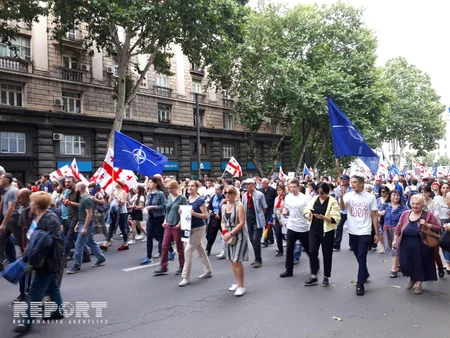 В Тбилиси завершилась акция протеста - ФОТО - ОБНОВЛЕНО - 3