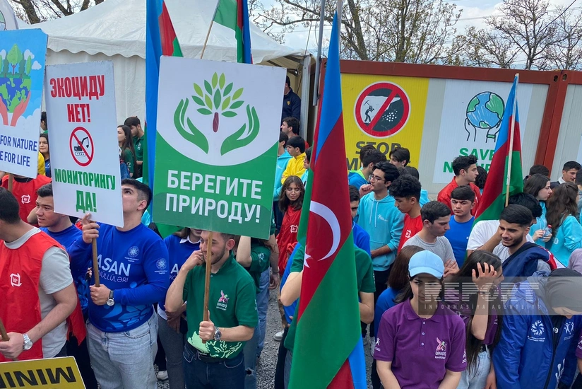 Xankəndi-Laçın yolunda aksiya keçirən azərbaycanlı ekofəallar bəyanat yayıblar