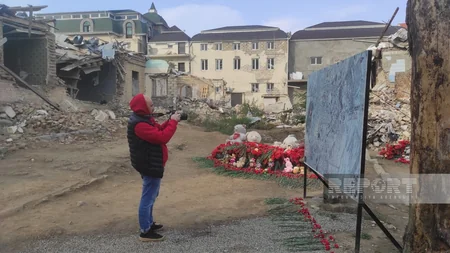 Foreign media representatives visiting Ganja