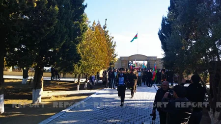 Kəlbəcərdə şəhid olan zabit dəfn edilib