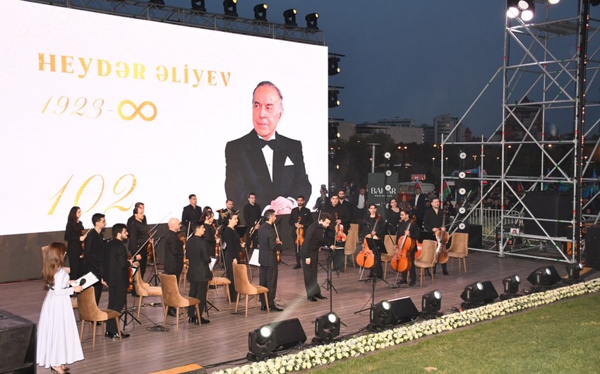 Classical music concert held in Baku to mark Heydar Aliyev's 102nd birthday anniversary