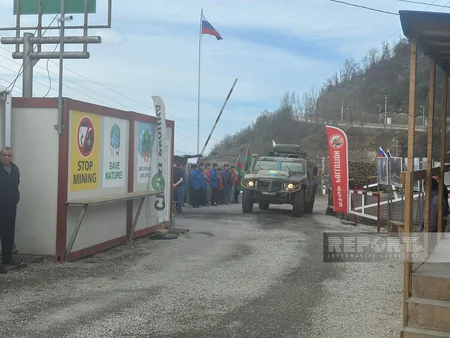71 vehicles of peacekeepers pass freely along Khankandi-Lachin road