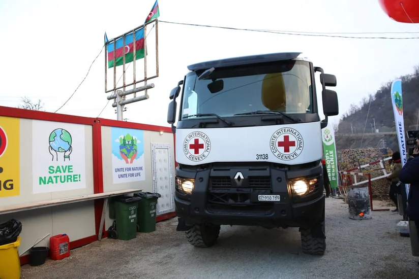 Обеспечен беспрепятственный проезд из Ханкенди в направлении Лачына еще трех автомобилей МККК