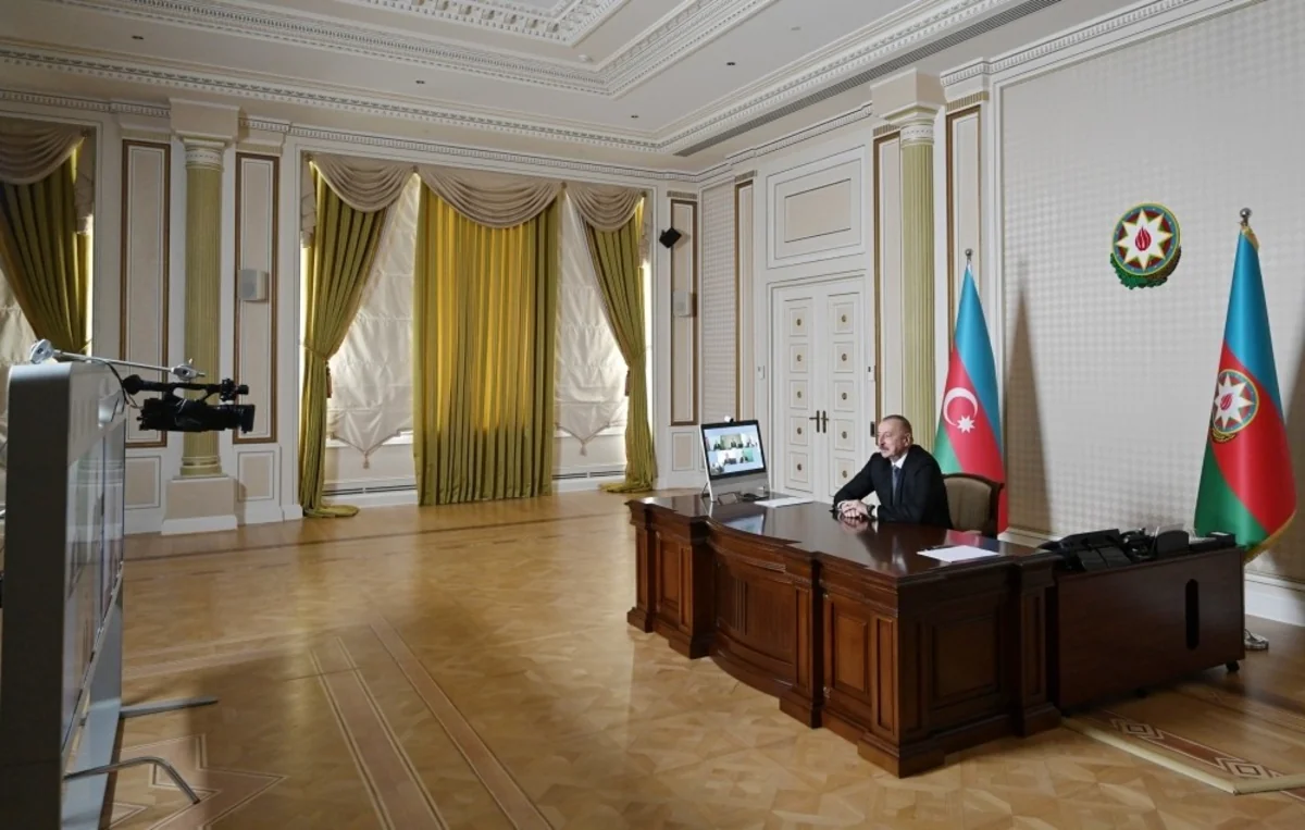 Ilham Aliyev holds videoconference with Signify executives