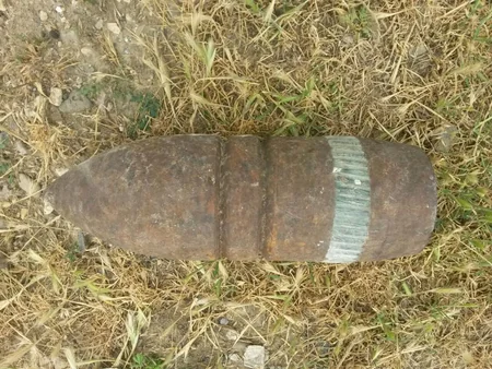 ​Göygöl rayonunda top mərmisi aşkar edilib - FOTO