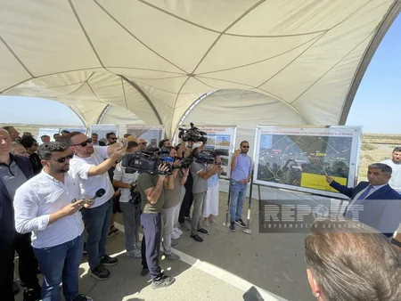 Foreign diplomats and military representatives visit Aghdam