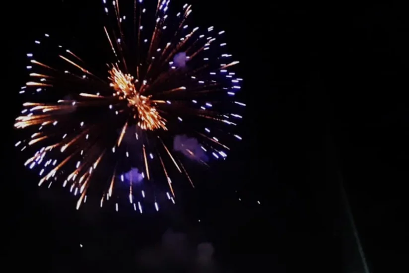 В Лондоне состоялся фейерверк по случаю Дня Победы