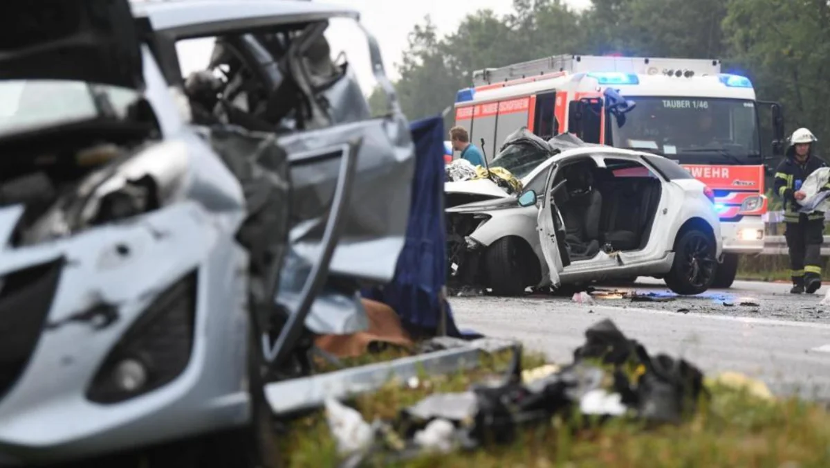 В Германии произошло ДТП с участием десяти автомобилей