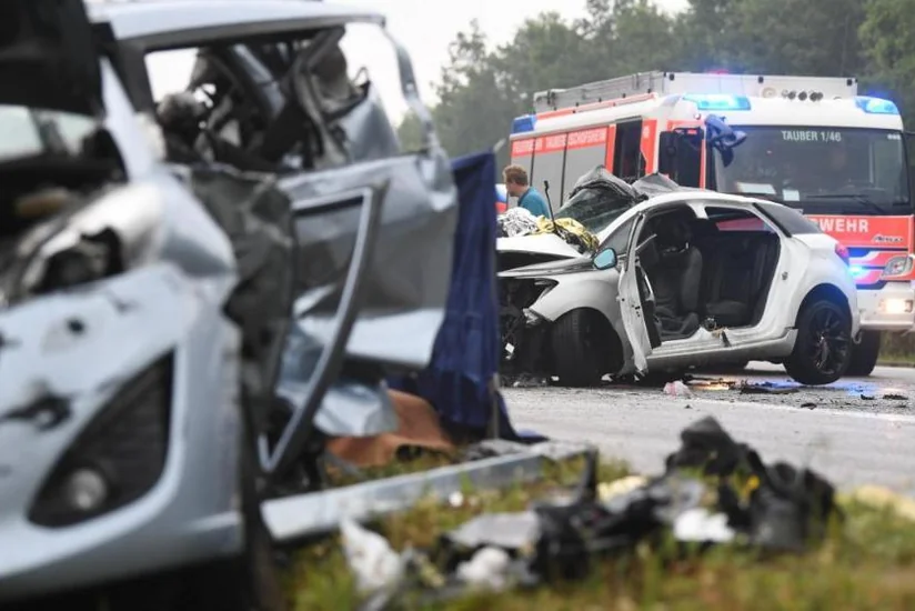 В Германии произошло ДТП с участием десяти автомобилей