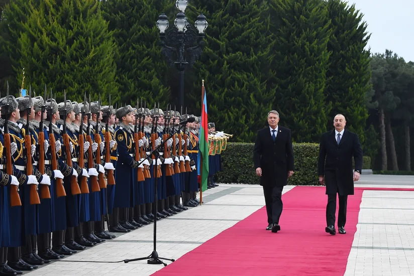 Official welcome ceremony held for President of Romania