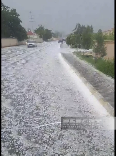 Şərura dolu düşüb