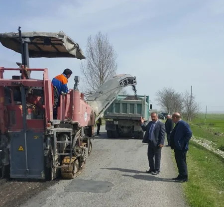 Muğanlı-İsmayıllı avtomobil yolunda təmir işləri aparılır