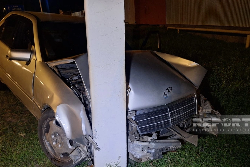 Lənkəran rayonunda avtomobillər toqquşub, 3 nəfər xəsarət alıb