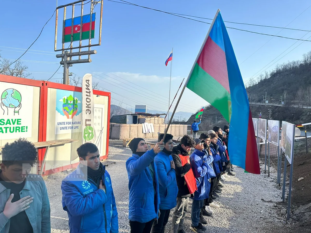 Protest rally on Khankandi-Lachin road enters its 118th day