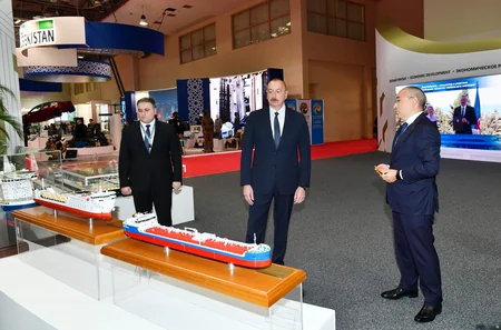Prezident İlham Əliyev SPECA ölkələrinin sərgisinin açılışında iştirak edib - YENİLƏNİB