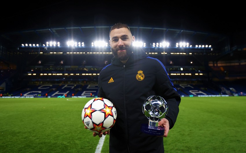 Çempionlar Liqası: Kərim Benzema həftənin futbolçusu seçilib
