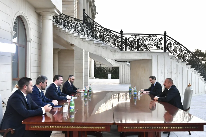 President Ilham Aliyev receives delegation led by Serbian foreign minister