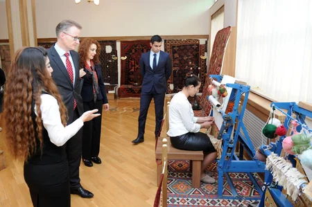 Almaniya səfiri Naxçıvana səfər edib