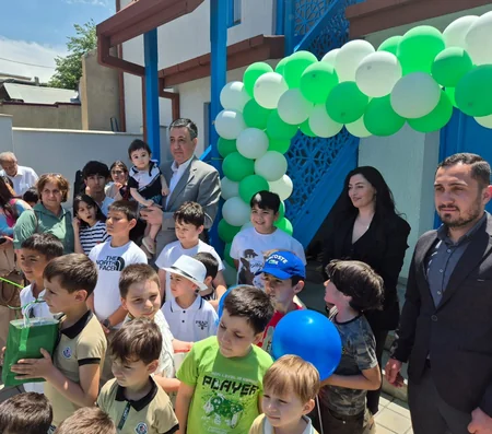 Gürcüstanda Nərimanovun ev muzeyində Uşaqların Müdafiəsi Günü münasibətilə tədbir keçirilib