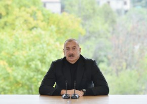 Ilham Aliyev talks about sabotage group sent to Hadrut from Armenia