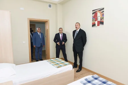 Prezident Zuğulba tədris idman bazasının açılışında iştirak edib - YENİLƏNİB