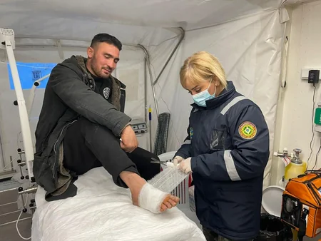 Medical services provided to 729 Turkish quake victims in Azerbaijani mobile hospitals