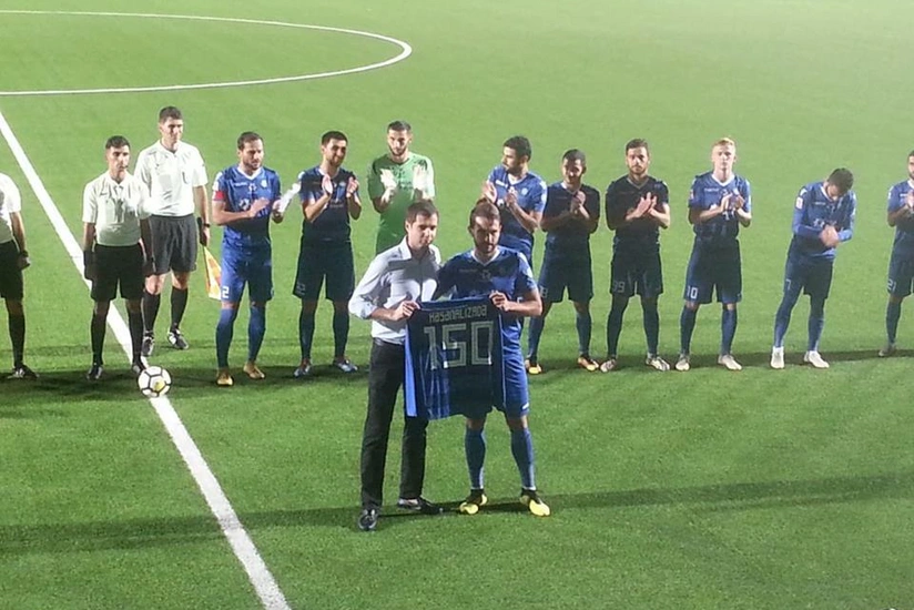 Bəxtiyar Həsənalızadə Sumqayıtda 150-ci oyununa çıxıb