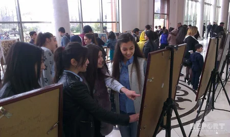 Lənkərandа “Zərərli vərdişlərə qarşı mübarizə: Uşaqların gözü ilə” rəsm sərgisi keçirilib - FOTO