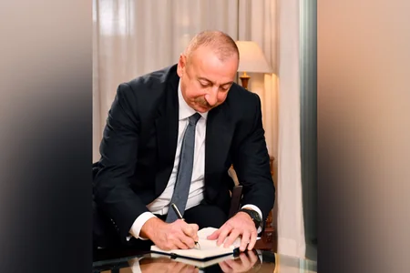 Azərbaycan Prezidenti Davosda Çinin CGTN televiziya kanalına müsahibə verib