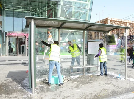 Bakının 545 küçəsi yuyulub
