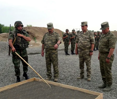 Azerbaijan's Defense Minister visited frontline military units