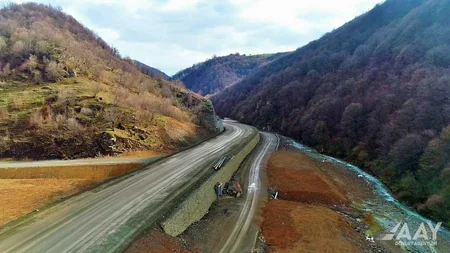 Toğanalı-Kəlbəcər-İstisu avtomobil yolunun və Murovdağ tunelinin inşası sürətlə davam etdirilir