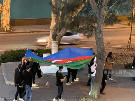 Tbilisidə Azərbaycanın Bayraq Gününə həsr olunmuş fləşmob keçirilib