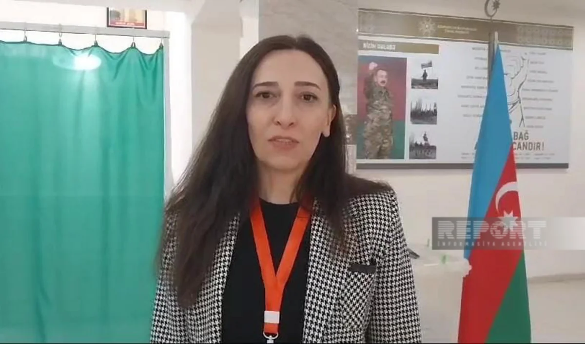 Məntəqə sədri: Seçici fəallığı müşahidə olunur, qanun pozuntusu qeydə alınmayıb