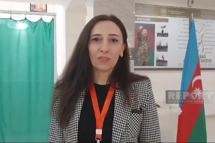 Məntəqə sədri: Seçici fəallığı müşahidə olunur, qanun pozuntusu qeydə alınmayıb