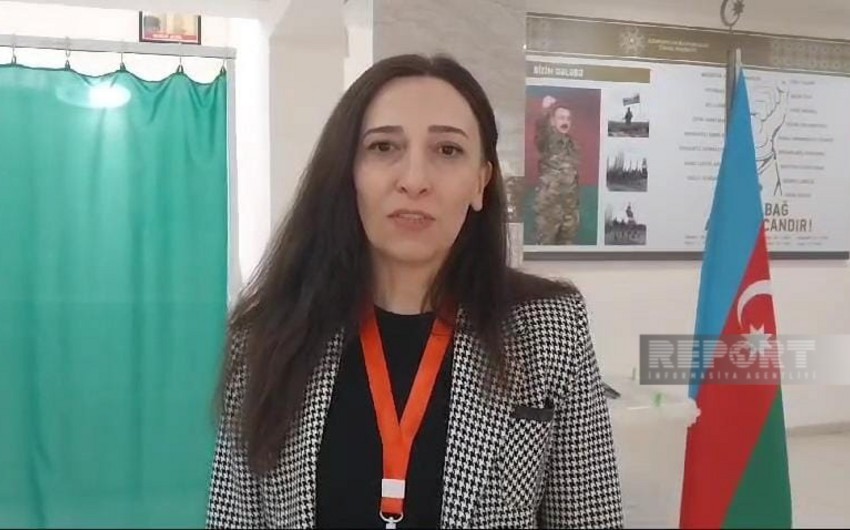 Məntəqə sədri: Seçici fəallığı müşahidə olunur, qanun pozuntusu qeydə alınmayıb