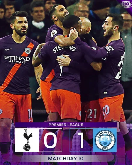 Tottenhem öz meydanında Mançester Sitiyə məğlub olub