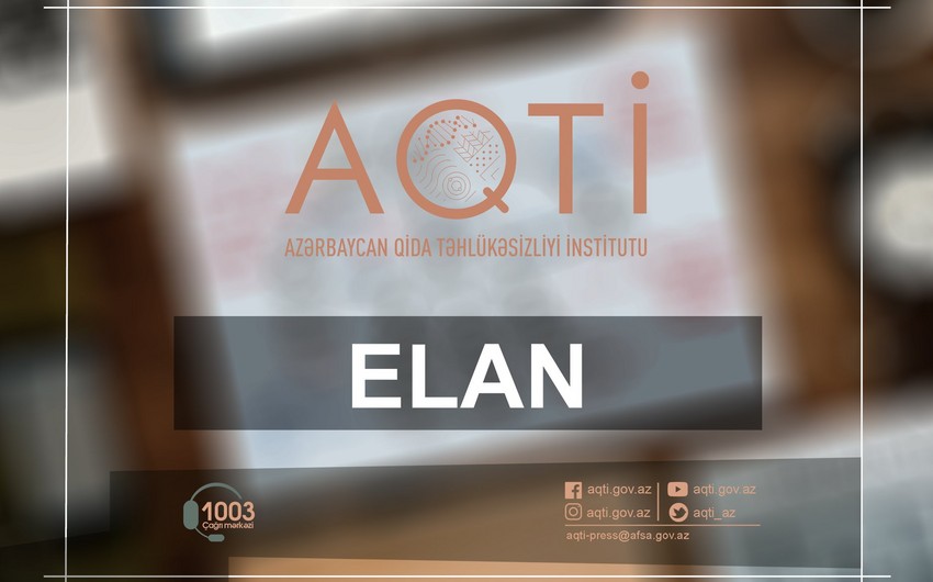 Qida Təhlükəsizliyi İnstitutu işçi axtarır