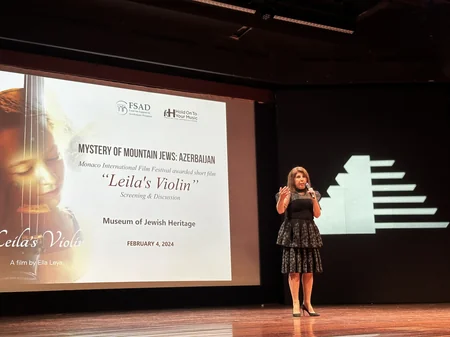 Nyu-Yorkda Leylanın skripkası” filminin təqdimatı keçirilib