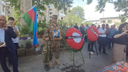 В Мингячевире простились с шехидом I Карабахской войны Асаддином Новрузовым - ВИДЕО
