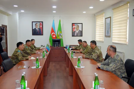 Qazaxıstanlı hərbçilər Azərbaycan komandolarının kəşfiyyat cığırında fəaliyyətlərini izləyiblər