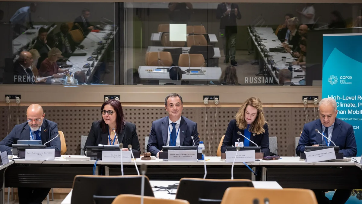 COP29 Sədrliyi və Beynəlxalq Miqrasiya Təşkilatı dəyirmi masa keçirib
