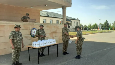Events held in Azerbaijani Army on occasion of Eid al-Adha