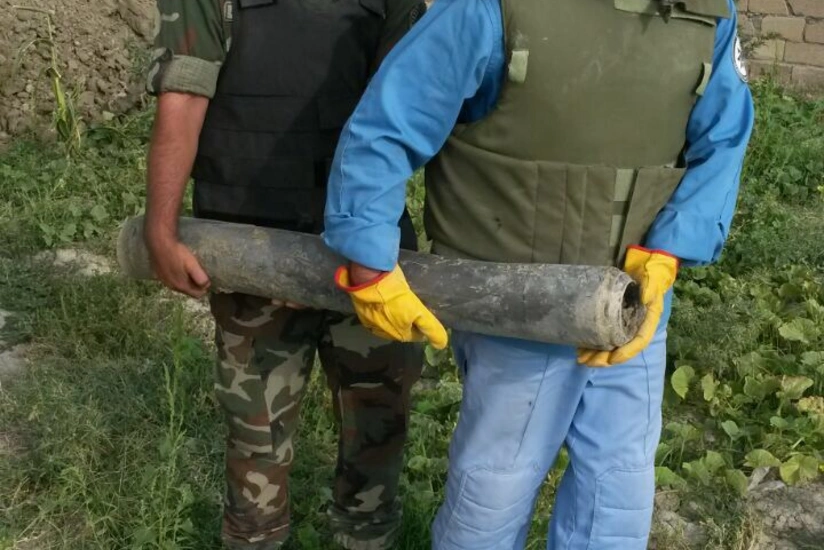 Xızıda 44 ədəd partlamamış hərbi sursat aşkar edilib