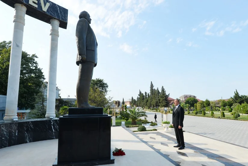 Президент Азербайджана Ильхам Алиев прибыл в Лянкяранский район