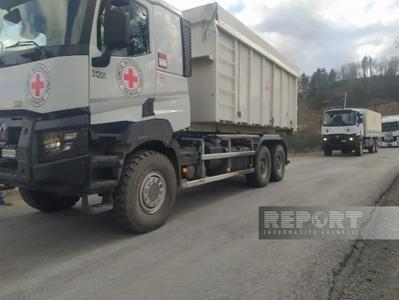 По дороге Ханкенди-Лачын беспрепятственно проехали 23 автомобиля МККК