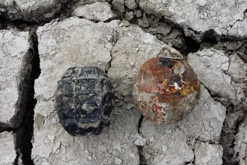 Biləsuvarda ovçuluq təsərrüfatından iki partlamamış hərbi sursat tapılıb