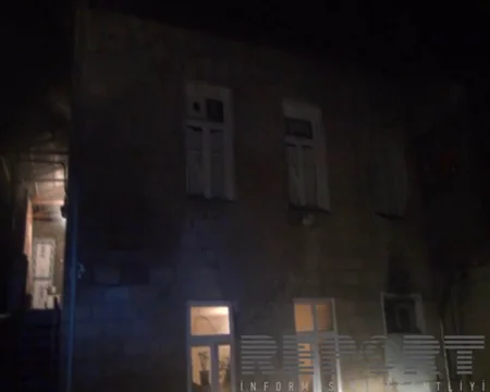 ​Qazaxda evi yanan 61 yaşlı qadın özünü 2-ci mərtəbədən aşağı atıb - FOTO