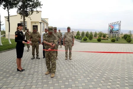 Defense Minister of Azerbaijan attends the opening of a new military hospital in the frontline zone - VİDEO